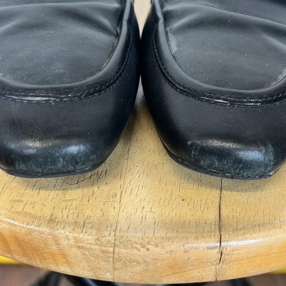 Women’s Rockport Trutech Black Size 9 Slip On Leather Shoes Mules - Picture 4 of 10